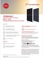 کارخانه تولید کنندگان پنل خورشیدی 710 وات Canadian Solar 710w